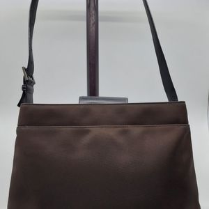 Vintage Coach Mercer Shoulder Bag Brown Nylon and Leather, EUC